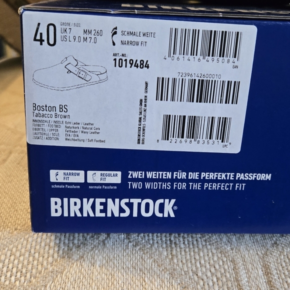 Birkenstock Boston Oiled Clog, Ladies 9, Tabacco - Picture 7 of 10